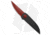 Paragon Phoenix Folding Knife, 3.875in, CPM S35VN Stainless Steel, Spear Point Blade, Aluminum Black Handle, Red/Black, 9.375in, BHQ-181785