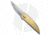 Paragon Phoenix Folding Knife, 3.90in, CPM S35VN Stainless Steel, Spear Point Blade, Titanium Gold Handle, Gray/Gold, 9.45in, BHQ-180186