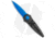 Paragon Warlock Enchanter Folding Knife, 3.875in, CPM S30V, Dagger Blade, Aluminum Black/Blue Handle, Blue/Black/Blue, 9.375in, BHQ-122132