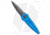 Paragon Warlock Enchanter Folding Knife, 3.875in, CPM S30V, Dagger Blade, Aluminum Blue Handle, Black/Blue, 9.375in, BHQ-114817