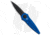 Paragon Warlock Enchanter Folding Knife, 3.875in, CPM S30V, Dagger Blade, Aluminum Blue Handle, Blue/Black, 9.375in, BHQ-86904