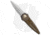 Paragon Warlock Enchanter Folding Knife, 3.875in, CPM S35VN Stainless Steel, Dagger Blade, Titanium Bronze Handle, Gray/Bronze, 9.375in, BHQ-134032