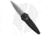 Paragon Warlock Enchanter Folding Knife, 3.875in, Damascus, Dagger Blade, Aluminum Black Handle, Black/Black, 9.375in, BHQ-36463