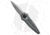 Paragon Warlock Enchanter Folding Knife, 3.875in, Damascus, Dagger Blade, Aluminum Gray Handle, Black/Gray, 9.375in, BHQ-36462