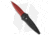 Paragon Warlock Folding Knife, 3.875in, CPM S30V, Dagger Blade, Aluminum Black/Red Handle, Red/Black/Red, 9.375in, BHQ-35251