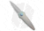 Paragon Warlock Metallic Folding Knife, 3.875in, CPM S35VN Stainless Steel, Dagger Blade, Titanium Teal Handle, Gray/Gray/Teal, 9.375in, BHQ-176256