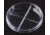 Parter Medical Petri Dishes, Segmented, Sterile 3572 Stackable For Automation Dishes I-Plate