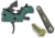Partisan Triggers Disruptor AR-15 FRT Rifle Trigger, Green, 2 &amp; Geissele Super 42 Braided Wire Buffer Spring and Buffer Combo