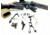 Patmos Arms Sig Sauer P320 Lower Parts Kit, Black, Compact Size, PALPK-320