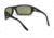 Maui Jim Peahi Sunglasses w/ Matte Black Rubber Frame and Maui HT Lenses - HT202-2M, Back View