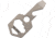 PeakSpec Handy Kee Multi-Tool, 2.25in, Titanium, HANDY-KEE