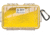 Pelican 1040 Micro Watertight Crushproof Dry Box, 7.50x5.06x2.12in, Clear w/Yellow Liner 1040-007-100