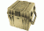 Pelican 340 Watertight Protector 18in Cube Case w/ Wheels, Padded Divider - Tan