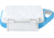 Pelican Go Case G10, White/Aqua, Small, GOG100-0000-WHT