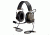 Peltor COMTAC Advanced Combat Helmet Communication Headset,Dual Comm,Single Downlead,Flexi Boom Mic,OD Green,1/case, MT17H682FB-49 GN