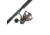 Penn Fishing Battle III Combo, 5.6/1, Right/Left, 6000, 7ft. Rod Length, Medium Heavy Power, Fast Action, 1 Piece Rod, Black/Gold, BTLIII6000701MH