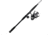 Penn Fishing Pursuit IV Combo, 4.7/1, Right/Left, 8000, 10ft. Rod Length, Heavy Power, Moderate Fast Action, 2 Pieces Rod, Black/Silver, PURIV8000102H