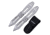 Perfect Point 2 Spear Point Throwing Knives Set, 3Cr13 Stainless Steel Stainless Steel, Satin, PP-129-2