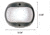 Perko 12V Masthead Light, Black, 0170BM0DP1