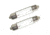 Perko Double Ended Festoon Bulbs, 12V, 10W, .74A, Pair, 0070DP0CLR
