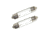 Perko Double Ended Festoon Bulbs, 24V, 10W, .40A , Pair, 0072DP1CLR