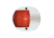 Perko LED Side Light w/ Housing, 12V, White Plastic Housing, Red, 0170WP0DP3