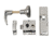 Perko Rim Latch Set Reverse Bevel With Box Strike, 1028DP0CHR