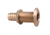 Perko Thru-Hull Fitting f/Hose Bronze MADE IN THE USA 1-1/4" 39186