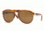 Persol PO0649 Single Vision Prescription Sunglasses PO0649-96-33-5220 - Lens Diameter: 52 mm, Frame Color: Light Havana
