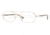 Persol PO2403V Single Vision Prescription Eyeglasses 976-5317 - Light Gold Frame
