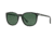 Persol PO3007S Sunglasses 900058-53 - Matte Black Frame, Polar Green Lenses