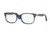 Persol PO3118V Eyeglass Frames 943-51 - Stripped Blue Frame