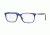 Persol PO3189V Single Vision Prescription Eyeglasses, 53mm, Stripped Blue, PO3189V-1053-53-SV