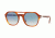 Persol PO3206S Progressive Prescription Sunglasses, 51mm, Terra Di Siena, PO3206S-96-3F-51-PRO
