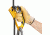 Petzl Ascension Ascender/Rope Clamp, Black/Yellow, Left-Handed, B17ALA