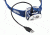 Petzl Compact Rechargeable 220 Lumens Headlamp, Blue E92 HMI
