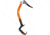 Petzl Ergonomic Performance Ice Climbing and Dry Tooling Axe, Orange, U022AA00