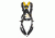 Petzl Full Body Harness, w/ANSI &amp; CSA certifications, Yellow/Black, 28-36in waist C73AAA 1U