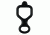 Petzl Figure-Eight Huit Antibrulure Descender, One Size, D01