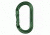 Petzl OK Carabiner, Green, M33A G