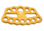 Petzl Paw Rigging Plate, Yellow, Large, G063CA00