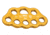 Petzl Paw Rigging Plate, Yellow, Medium, G063BA00