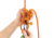 Petzl Pirana Belay, Orange, D005AA00