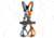 Petzl Swan Freefall Harness, Stainless, C062DA00