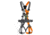 Petzl Swan Freefall Harness, Steel, C062CA00