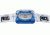 Petzl TIKKINA Compact Headlamp for Proximity Lighting,80 Lumens,Blue E91HMA