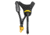 Petzl Top Croll Chest Harness, Black/Yellow, Small, C081BA00