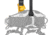 Petzl Top Croll Chest Harness, Black/Yellow, Small, C081BA00