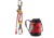 Petzl Twin Release System, Red/Black/Gold/Silver, P001EA00