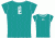 Petzl Women's EVE Cotton Logo T-Shirt,Turquoise,Large Z44 LT